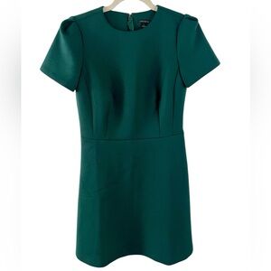 And Taylor green a-line sheath dress